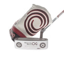 Odyssey White Hor OG 1WS Mens Right Hand Putter 34" Blade Odyssey Stroke Lab - Golf Pride Reverse Taper