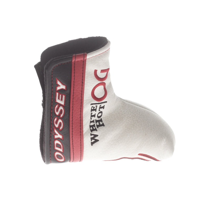 Odyssey White Hor OG 1WS Mens Right Hand Putter 34" Blade Odyssey Stroke Lab - Golf Pride Reverse Taper