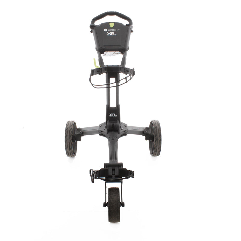 Motocaddy QB2 3-Wheel Push/Pull Trolley - Black/Green