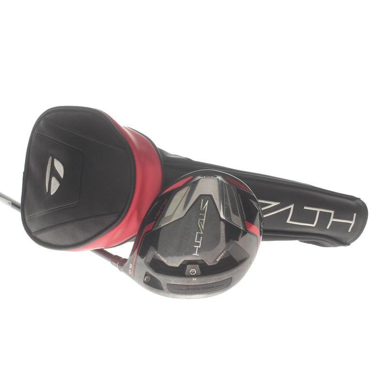 TaylorMade Stealth Plus Graphite Mens Right Hand Driver 9* Stiff - HZRDUS Smoke RDX Red 60g