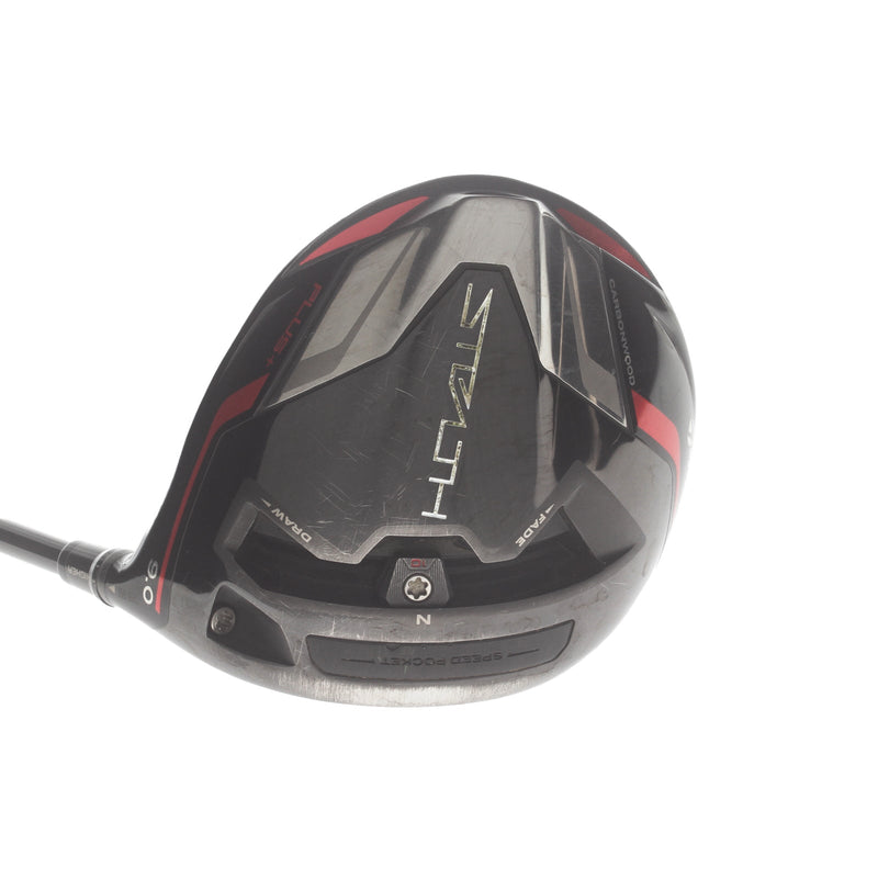 TaylorMade Stealth Plus Graphite Mens Right Hand Driver 9* Stiff - HZRDUS Smoke RDX Red 60g