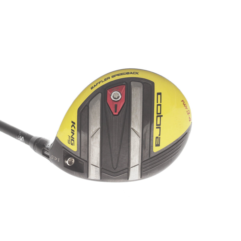 Cobra King F9 Graphite Mens Right Hand Fairway 3 Wood 14.5* Stiff - Fujikura Motore F1 7-S