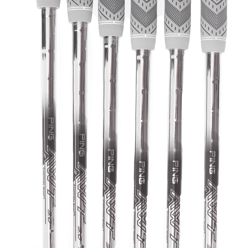 Ping G440 Steel Mens Right Hand Irons 7-SW+AW Blue Dot 1* Upright Regular - Ping AWT 3.0