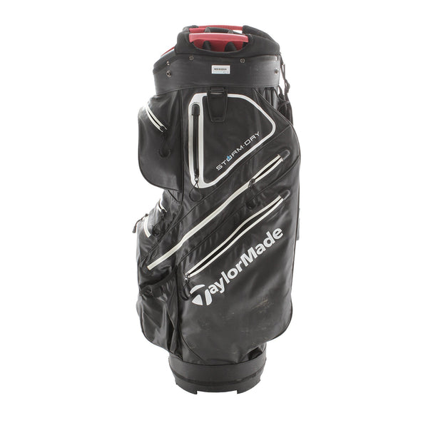 TaylorMade Storm Dry Cart Bag - Black/White