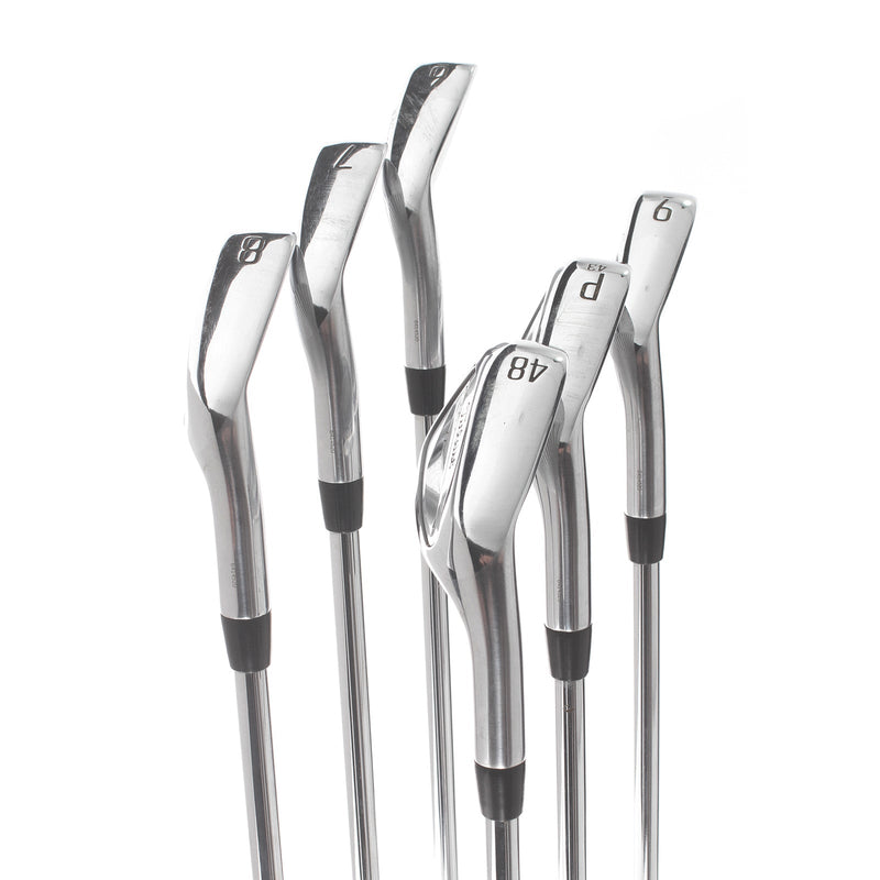 Titleist T350 Steel Mens Right Hand Irons 6-GW Regular - True Tempr AMT Black