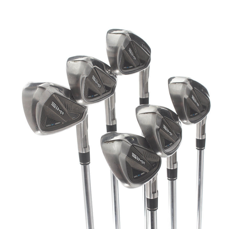 TaylorMade Sim2 Max Steel Mens Right Hand Irons 5-PW Regular - KBS Max MT 85