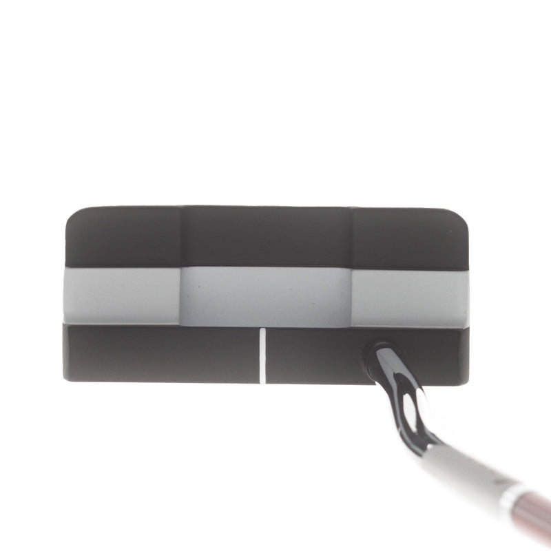 Odyssey White Hot Versa Double Wide Mens Right Hand Putter 34" Mid-Mallet Stroke Lab 70 - Super Stroke Pistol 2.0