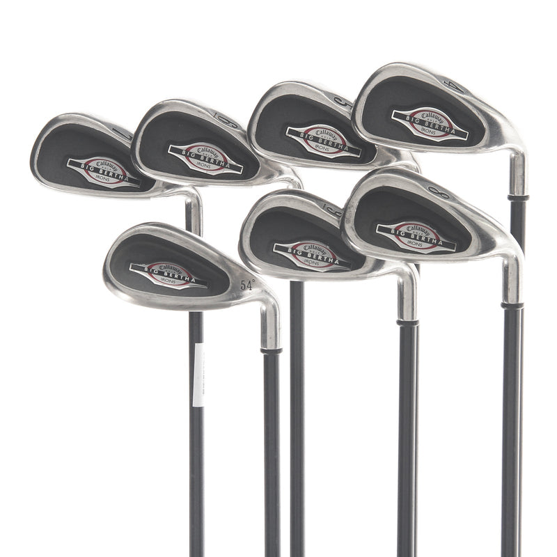 Callaway Big Bertha Graphite Mens Right Hand Irons 4-SW Regular - Callaway RCH 75i