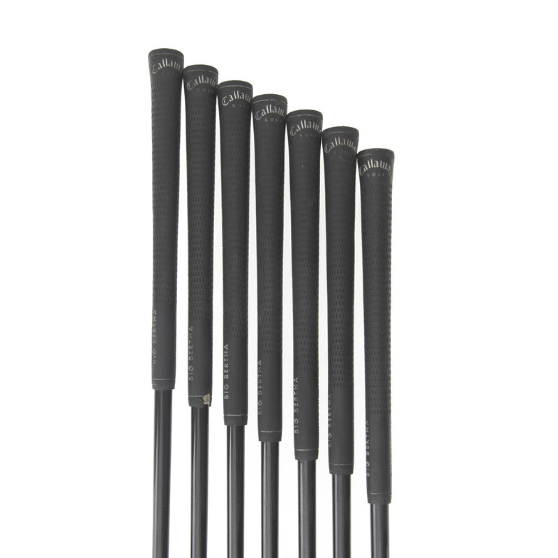 Callaway Big Bertha Graphite Mens Right Hand Irons 4-SW Regular - Callaway RCH 75i