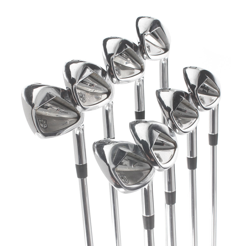 Wilson Dynapower Forged Steel Mens Right Hand Irons 4-GW Stiff - Dynamic Gold S300