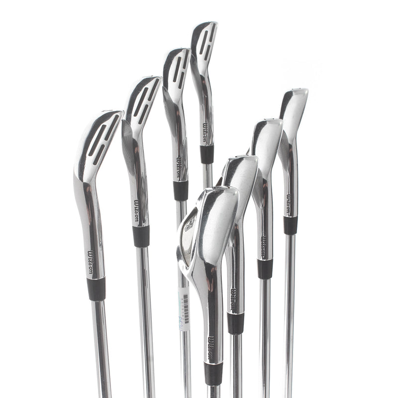 Wilson Dynapower Forged Steel Mens Right Hand Irons 4-GW Stiff - Dynamic Gold S300