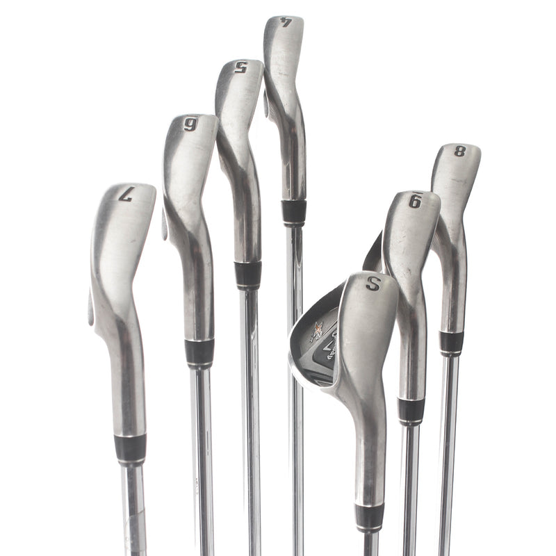 Callaway X2 Hot Steel Mens Right Hand Irons 4-SW Regular - Speed Step 85