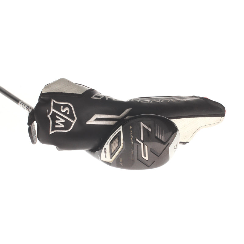 Wilson Launch Pad Draw-Bias Graphite Mens Right Hand 3 Hybrid 19.5* Regular - UST Mamiya Helium 66g