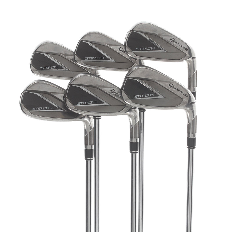 TaylorMade Stealth Steel Mens Right Hand Irons 5-PW Regular - KBS Max MT 85