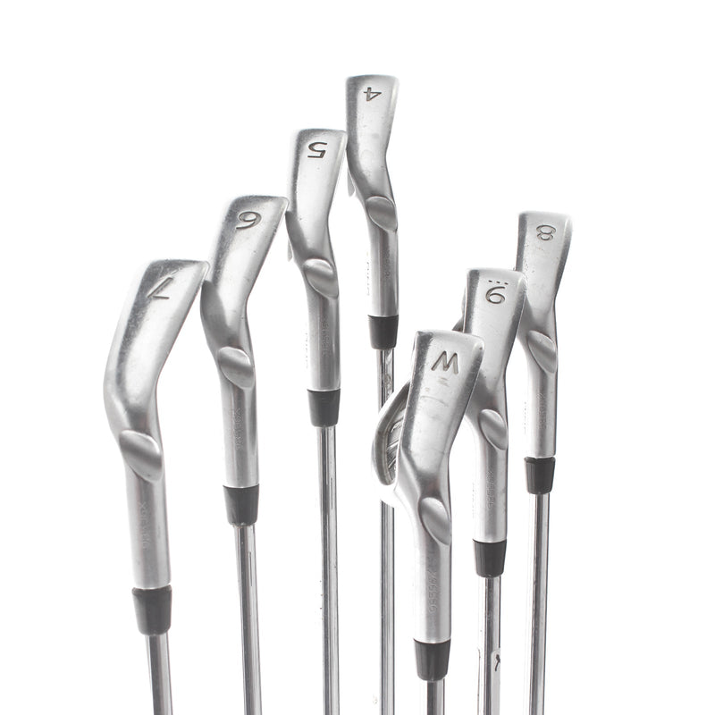 Ping i20 Steel Mens Right Hand Irons 4-PW Yellow Dot 1.5* Upright Stiff - Project X 6.0