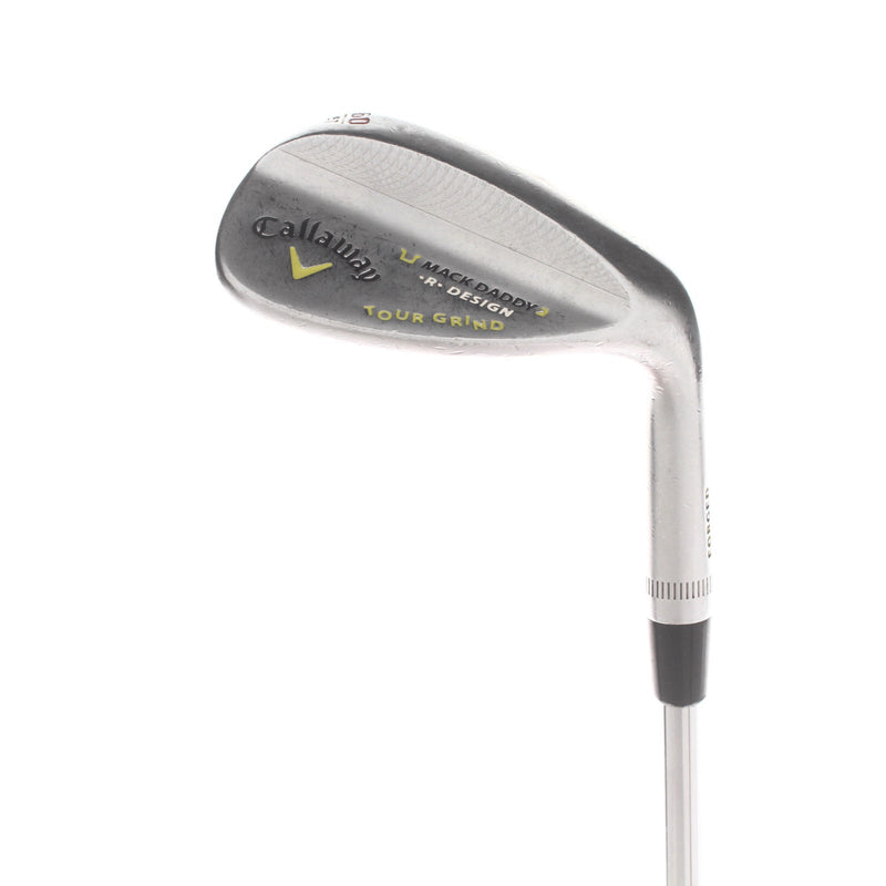 Callaway Mack Daddy 2 Tour Grind Steel Mens Right Hand Lob Wedge 60* 9 Bounce T Grind Wedge - Dynamic Gold