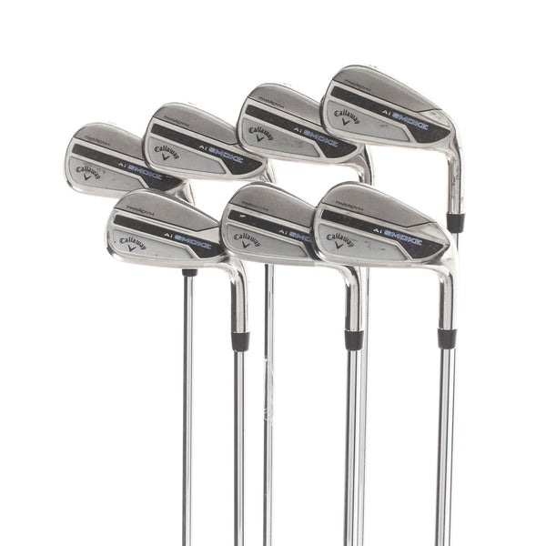 Callaway Paradym Ai Smoke Steel Mens Right Hand Irons 5-AW Regular - True Temper Elevate MPH 95