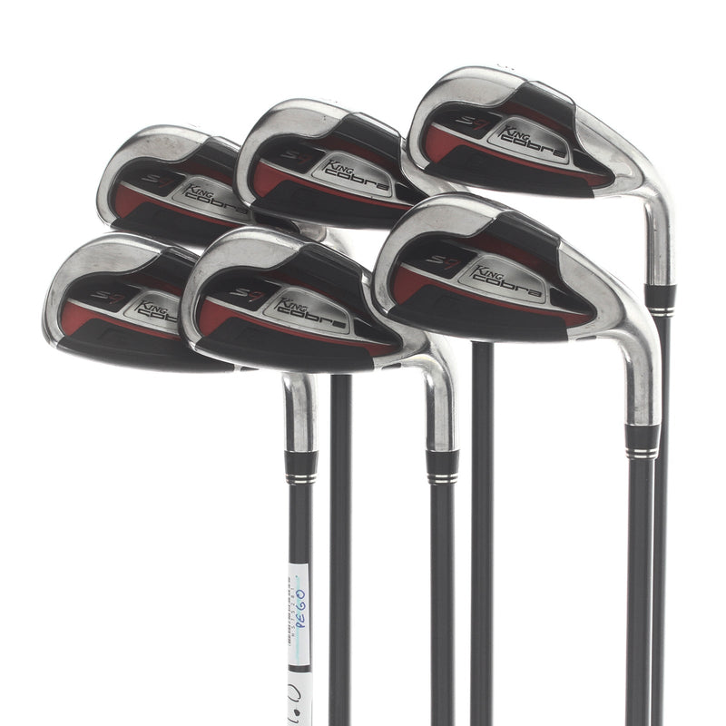 Cobra S9 Graphite Mens Right Hand Irons 5-PW Regular - Graphite Design YS 55g