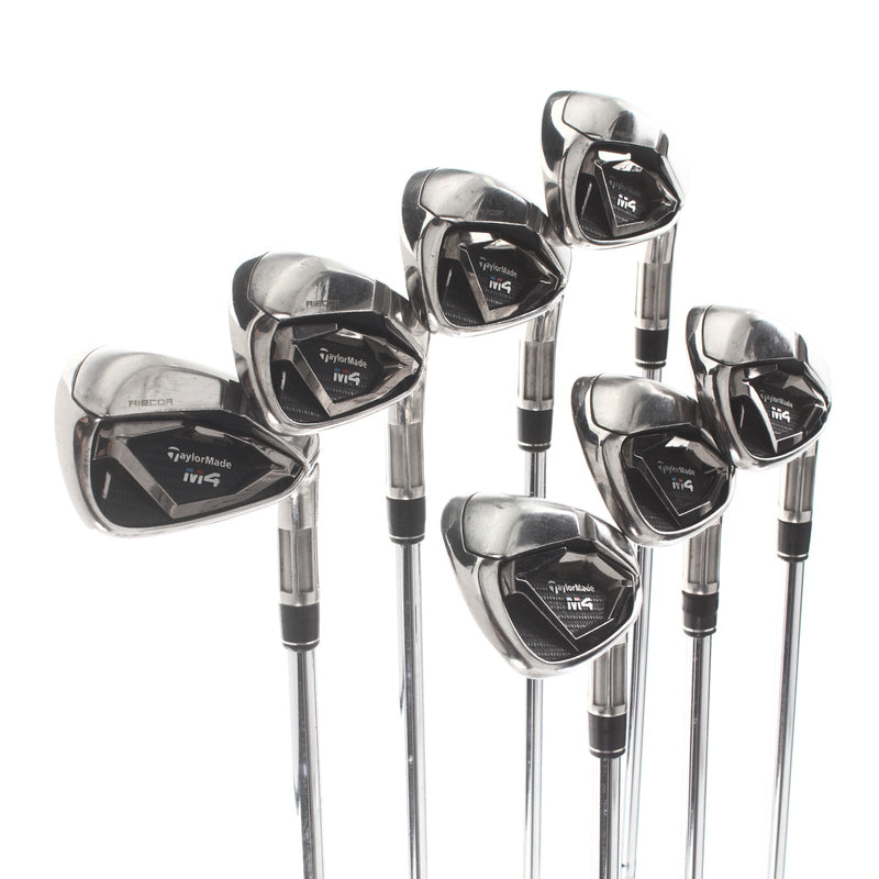 TaylorMade M4 Steel Mens Right Hand Irons 4-PW Stiff - KBS MAX 85