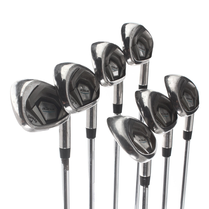 Callaway Rogue Steel Mens Right Hand Irons 5-SW Regular - True Temper XP 95 R300