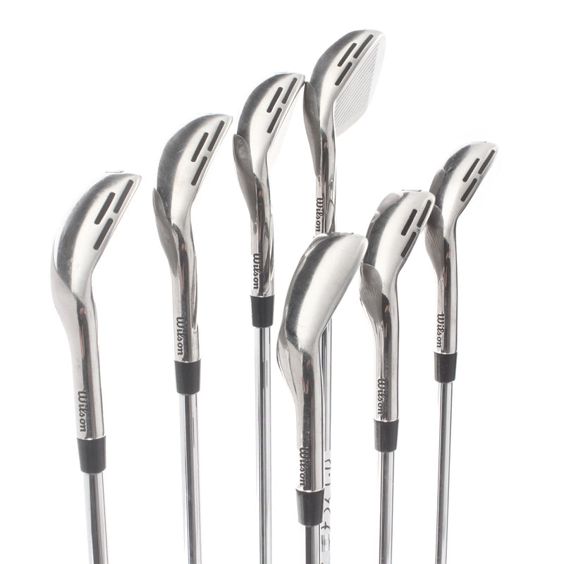 Wilson Dynapower Steel Mens Right Hand Irons 5-GW Stiff - Dynamic Gold MID 115 S300