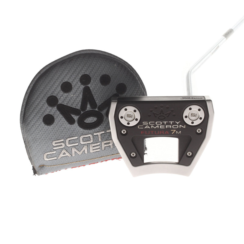Scotty Cameron Futura 7M Mens Right Hand Putter 34" Mallet Scotty Cameron - Super Stroke Flatso 3.0