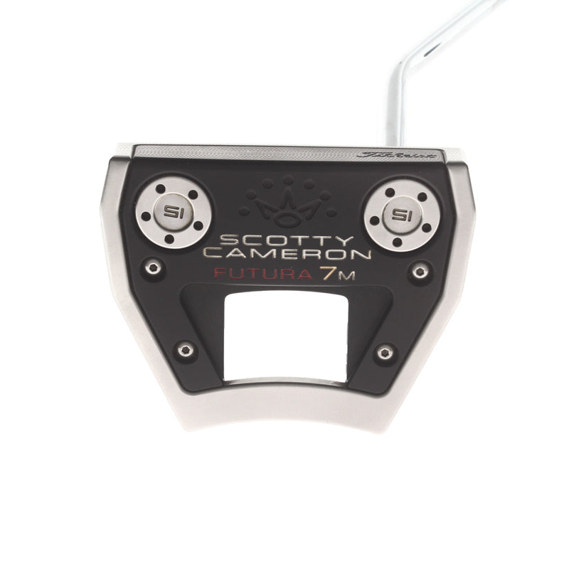 Scotty Cameron Futura 7M Mens Right Hand Putter 34" Mallet Scotty Cameron - Super Stroke Flatso 3.0