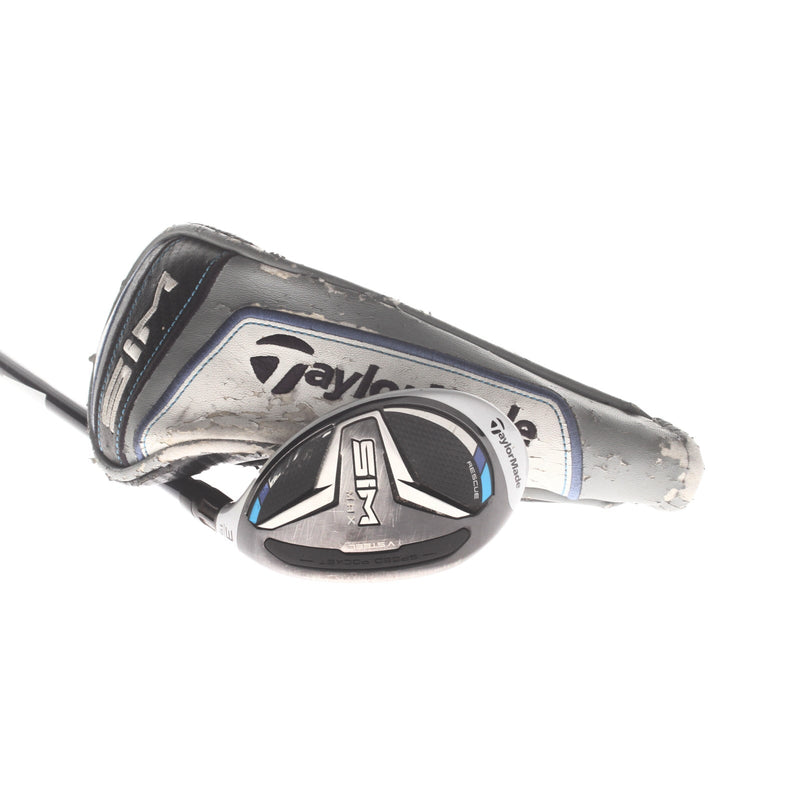 TaylorMade Sim Max Graphite Mens Right Hand 3 Hybrid 19* Stiff - Ventus Blue 7-S