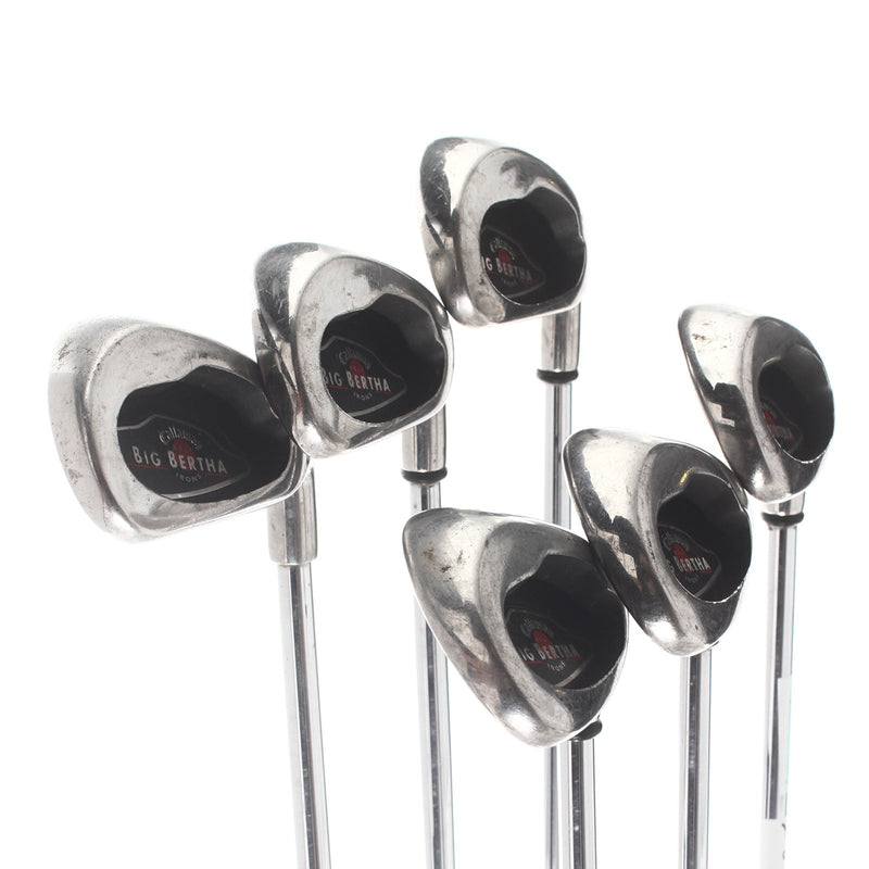 Callaway Big Bertha 2004 Steel Mens Right Hand Irons 5-PW Uniflex - Callaway