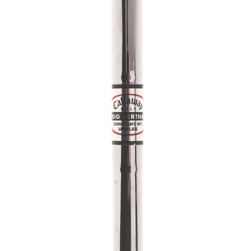 Callaway Big Bertha 2004 Steel Mens Right Hand Irons 5-PW Uniflex - Callaway
