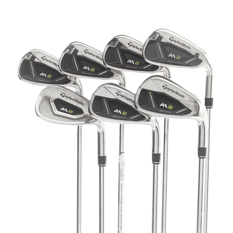 TaylorMade M2 2017 Steel Mens Right Hand Irons 5-SW Regular - REAX 88