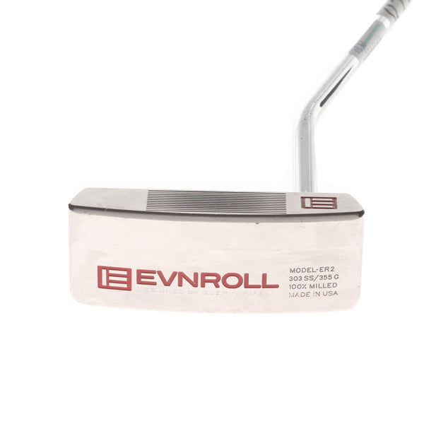 Evnroll ER2 Mens Right Hand Putter 34" Mallet - Gravity Grip 1.0
