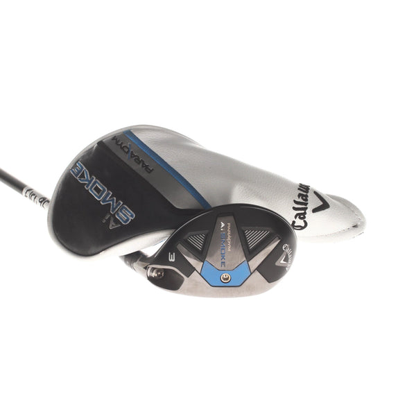 Callaway Paradym Ai-Smoke Graphite Mens Right Hand 3 Hybrid 18* Stiff - Cypher Seventy 6.0