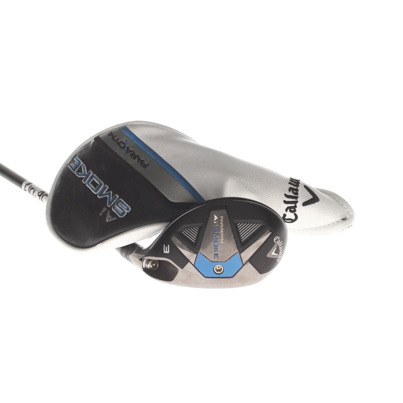 Callaway Paradym Ai-Smoke Graphite Mens Right Hand 3 Hybrid 18* Stiff - Cypher Seventy 6.0