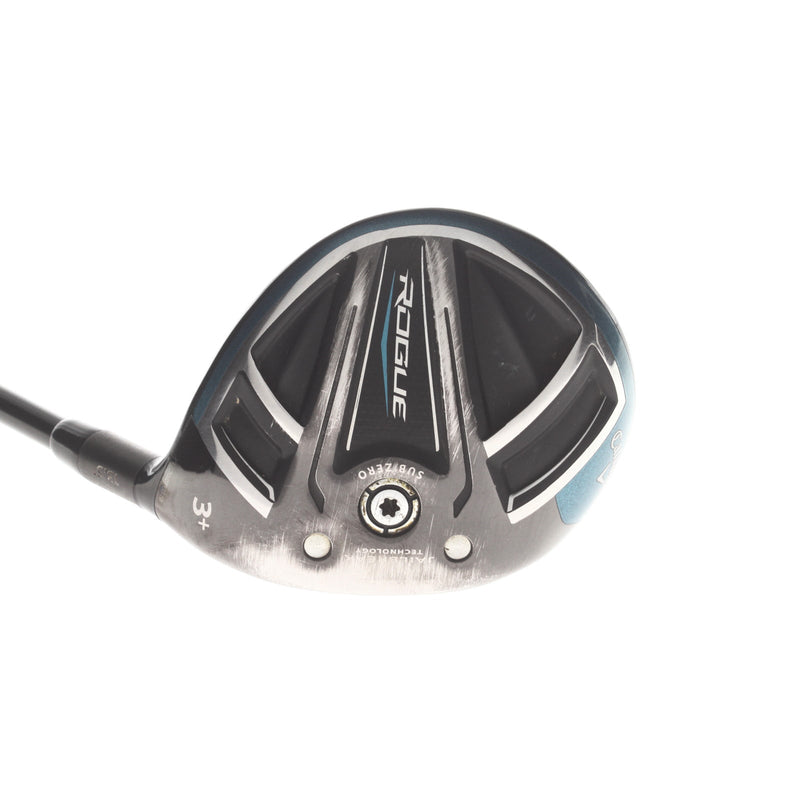 Callaway Rogue Graphite Mens Right Hand Fairway 3+ Wood 13.5* Stiff - HZRDUS Yellow 6.0 75g