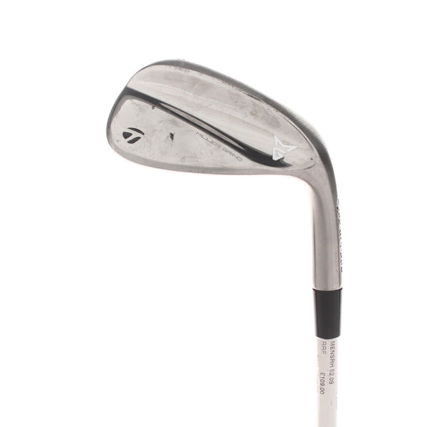 TaylorMade Milled Grind Chrome Steel Steel Mens Right Hand Gap Wedge 52* 9 Bounce Wedge - KBS Tour 105
