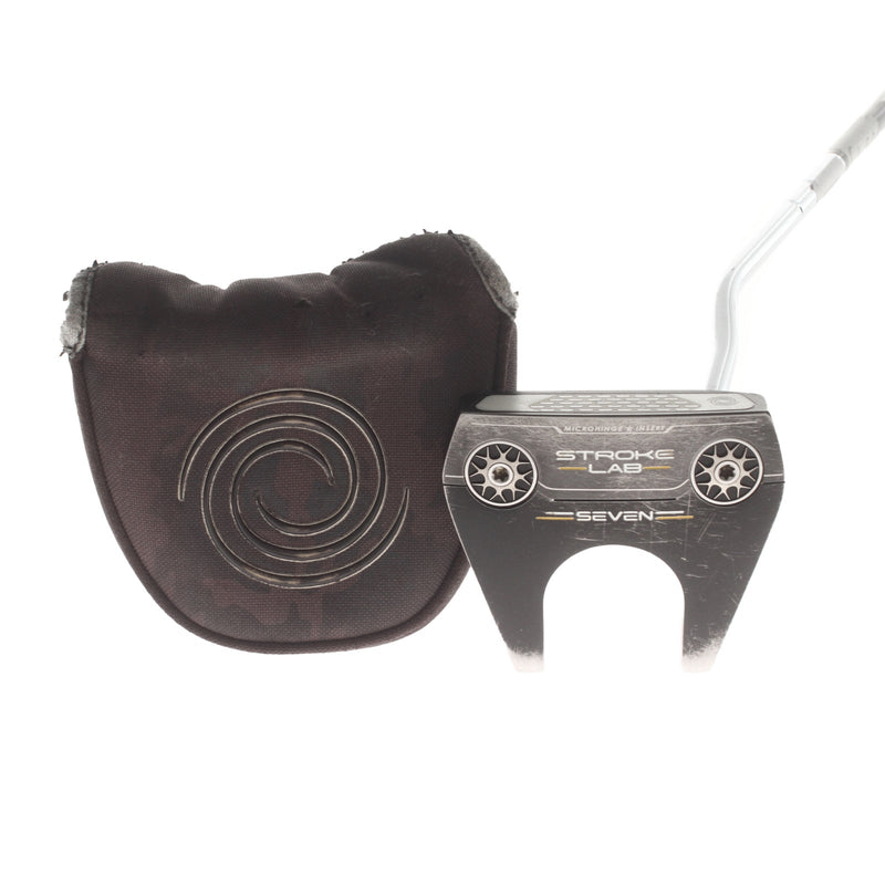 Odyssey Stroke Lab Seven Mens Right Hand Putter 34" Mallet - Stroke Lab Flatso 2.0