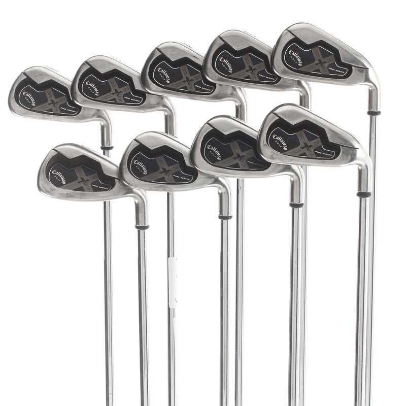 Callaway X18 Steel Mens Right Hand Irons 2-PW Regular - Dynamic Gold R300