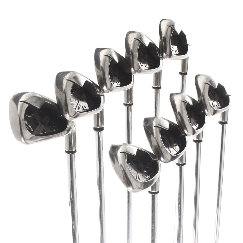 Callaway X18 Steel Mens Right Hand Irons 2-PW Regular - Dynamic Gold R300