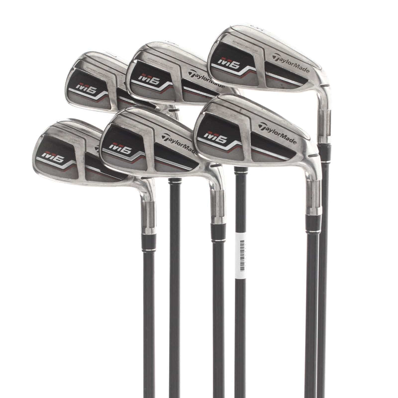 TaylorMade M6 Graphite Mens Right Hand Irons 5-PW Regular - Fujikura Atmos 6-R