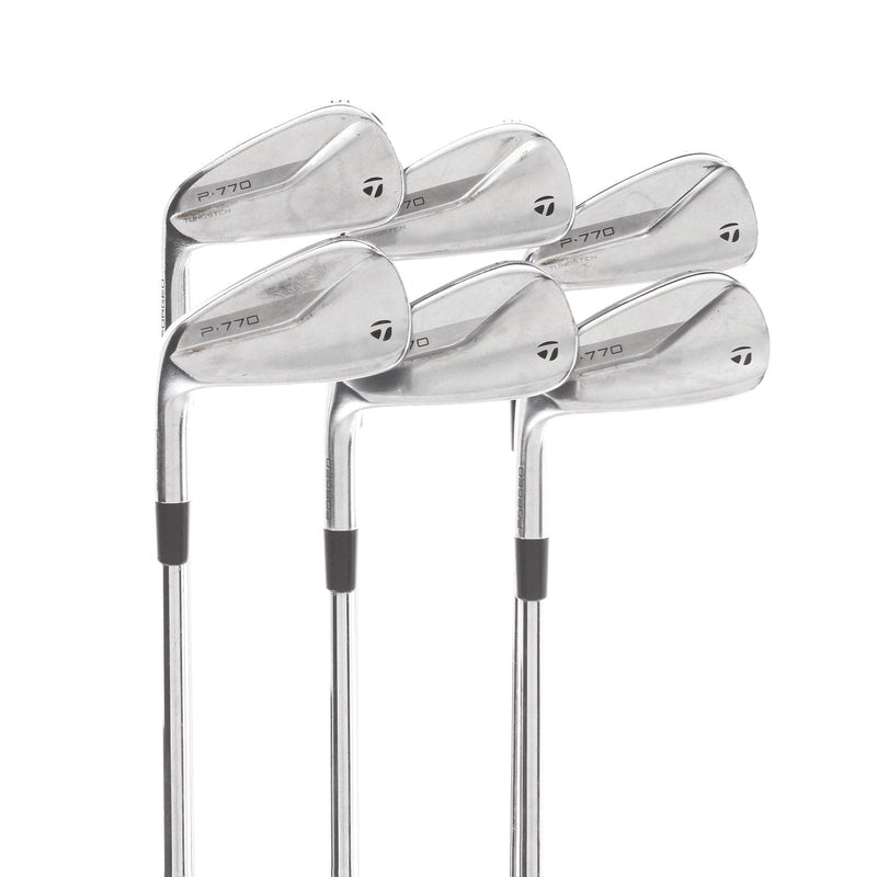 TaylorMade P770 2020 Steel Mens Left Hand Irons 5-PW Stiff - KBS Tour 90