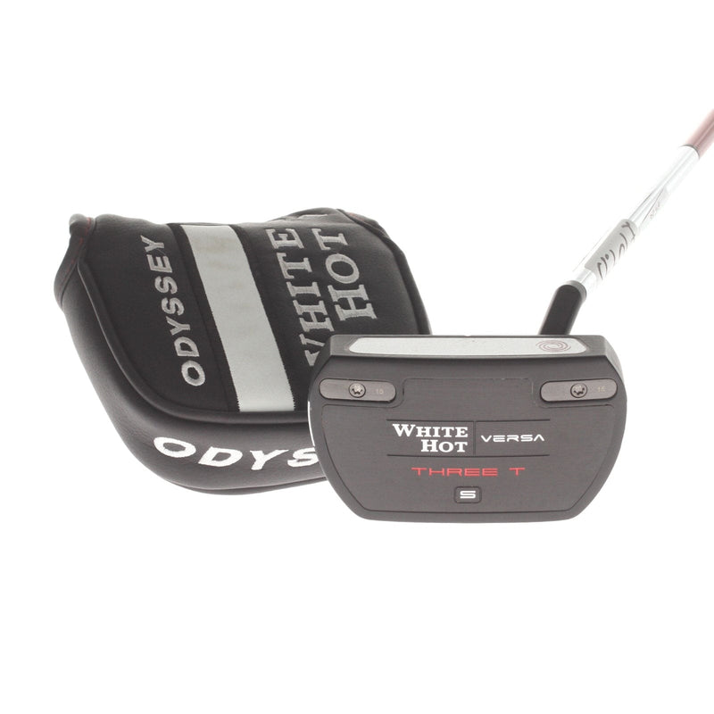 Odyssey White Hot Versa Three T Mens Right Hand Putter 34" Mallet - Odyssey
