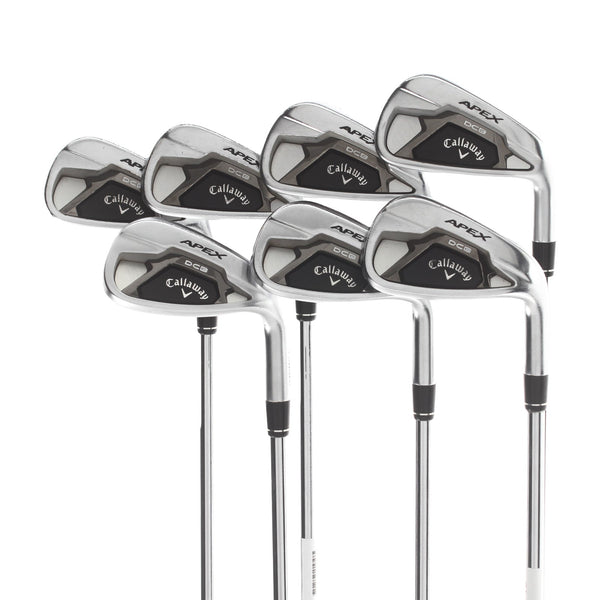 Callaway Apex DCB Steel Mens Right Hand Irons 5-AW Regular - True Temper Elevate 85
