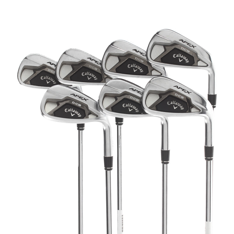 Callaway Apex DCB Steel Mens Right Hand Irons 5-AW Regular - True Temper Elevate 85