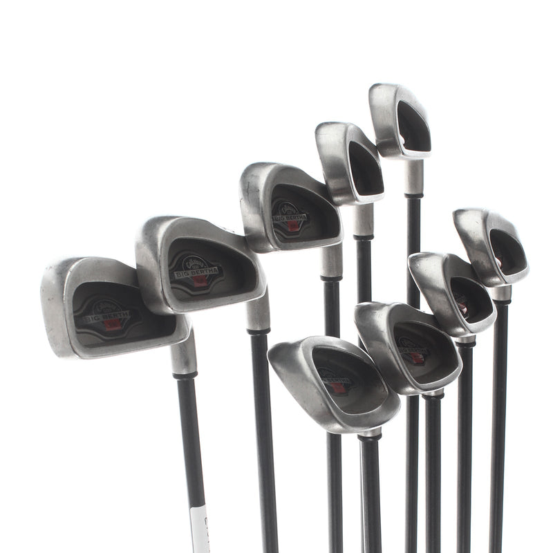 Callaway Big Bertha Graphite Mens Right Hand Irons 3-SW Regular - Callaway RCH 96