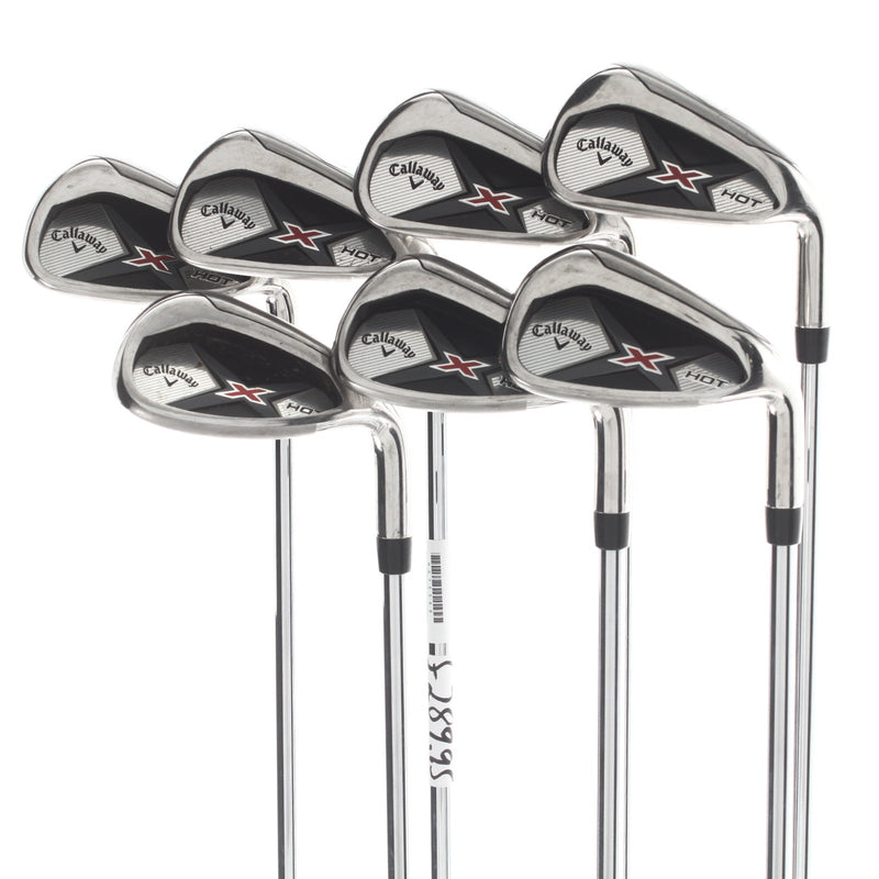 Callaway X Hot Steel Mens Right Hand Irons 5-SW Regular - True Temper XP 85 R300