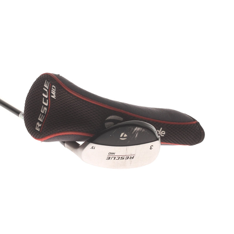 TaylorMade Rescue Mid Graphite Mens Right Hand 3 Hybrid 19* Regular - TaylorMade Ultralite