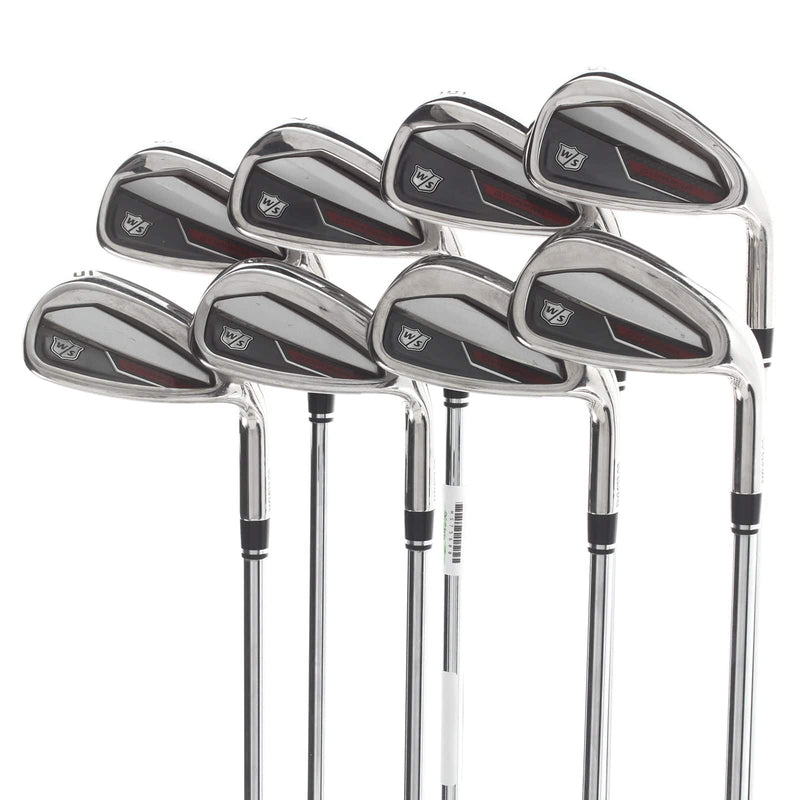 Wilson Dynapwr Steel Mens Right Hand Irons 5-GW+SW Regular - KBS Max Ultralite