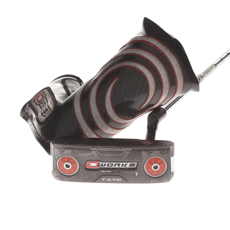 Odyssey O-Works Tank 1 Mens Right Hand Putter 37.5" Blade - Super Stroke Flatso 17