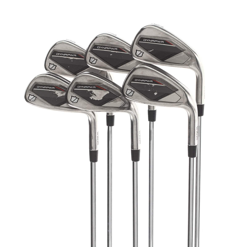 Wilson Staff Dynapwr Steel Mens Right Hand Irons 6-GW Regular - KBS Max Ultralite